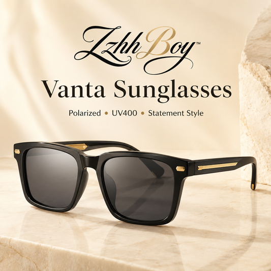 ZzhhBoy™ Vanta Polarized Square Sunglasses – UV400 Oversized Fashion Eyewear